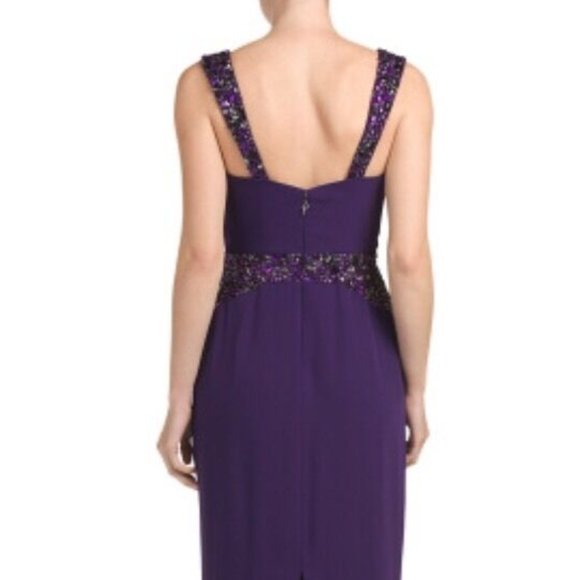 NWT Pamela Rolland Rich Purple Gown - Picture 8 of 8